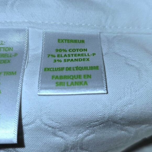 Lilly Pulitzer Womens White Kelly Textured Ankle Skinny Pants 14 - Picture 6 of 6